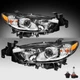 Right+Left Headlights For 2014 2015 2016 2017 Mazda 6 Black Housing Halogen Type
