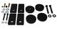 Front Seat Spacer Lift Kit 4th Gen Dodge Ram 1500 Classic/Express 2007-2024