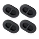 4x Rubber Oval Automotive Floor Drain Stopper for 2018 Jeep Wrangler JK