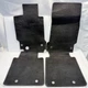 03-13 Maserati Quattroporte M139 Front & Rear Side Floor Mat Carpet Set of 4 OEM