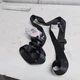 2019 NISSAN TITAN XD Passenger Right Side Rear Black Seat Belt OEM