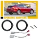 Fits Honda Speaker Adapters Bracket Harness Install Front Rear Door 6.5" (165mm)