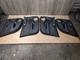 *17-19 OEM AUDI B9 A4 Front Rear Interior Door Panels Black SET Ambient Lighting