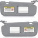 1 Pair Driver &Passenger Side Sun Visor Set For 2012-2015 Hyundai Veloster LH/RH