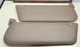 1987-96 Ford F150 F250 Bronco Driver Passenger Sun Visor Set BROWN VINYL OEM