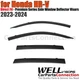 WellVisors Window Visors For Honda HR-V HRV 2023-2026 Smoke Tint Premium Series