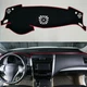 Car DashMat Dashboard Dash With Red Rim Cover Pad For Nissan Altima 2013-2018