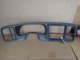 1999-06 GMC CHEVY TRUCK SUV Cluster Dash Radio Speedometer Bezel OEM Med Grey