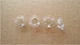 4 VINTAGE NOS DOOR LOCK KNOB FERRULES! FITS: BEL AIR WAGON IMPALA CHEVELLE NOVA