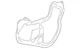 Genuine Honda Door Water Deflector 72321-3W0-A01