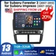 For Subaru Forester Impreza 2008-2012 CarPlay Android 13 Car Stereo Radio GPS BT