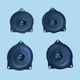 Hi-Fi Door Panel Speaker 9169690 Set of 4 OEM 11-13 BMW E71 E70 X6 X5