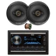 Pyle PLR2DN Bluetooth AM/FM Receiver, 2x 6.5" 350W Car Audio Speakers w/Wire