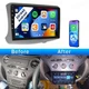 For Toyota Echo 1999-2005 2+64GB Apple Carplay Android Auto Car Radio Head Unit