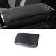 Middle Console Armrest Box Cover Trim For Volkswagen ID.4 2021-23 Carbon Fiber