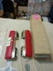 NOS GM C1 C2 62-64 CORVETTE Armrests RED 1962-1964 NEW NCRS 1962-1964 W/Screws
