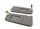 2010-2016 BMW 528i 535i 550i (F10) FRONT LEFT & RIGHT SUNVISOR SHADE SET(GRAY)