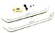 2016-2022 BMW 740I LEFT RIGHT FRONT DOOR SILL SCUFF PLATE X2 OEM.
