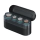 HALOBLK Larger-Capacity Coin Holder for Car Change 1 Pack, Black