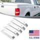 Chrome 4 Door & Tailgate Handle levers Covers Trim For Ford F-150 2004-2013 2014