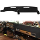 Yiz Dash Cover Mat Custom Fit for 1973-1980 Chevy customized, 73-80 black 