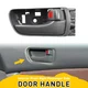 For 2004-2010 Toyota Car Sienna Interior Door Handle Front Passenger Side Gray