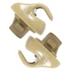 Beige 2PCS Sun Visor Support Retainer Clips For Honda CRV Civic 88217S01A01ZA