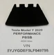 2020-2024 Tesla Model Y Front Windshield Triple Camera Glare Cover 1494444-00-A