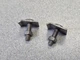 NICE PAIR USED ORIGINAL PORSCHE 914 914-6 UNDER DASH VENT MOUNTING CLIPS NLA