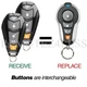 2 New Replacement Dei Viper 4 Button Keyless Remote Car Key Fob For EZSDEI7141