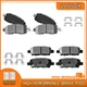 Front And Rear Ceramic Brake Pads Set For 2014-2023 Nissan Altima Nissan Leaf