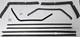 1971-1973 Buick Riviera Window Felt Sweeper Fuzzies 8 Piece Kit with Hardware