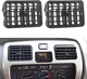 2PC Front Center Dash Air Vent For Toyota Tacoma 4Runner 1996 97 98 99 2000-2002