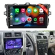 For Toyota Corolla 2009-2013 Apple CarPlay GPS Car Stereo WIFI Radio Android 15