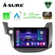 8Core 4+64G Android 14 Car Stereo GPS Radio Carplay For Honda Fit Jazz 2008-2013