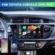 10.1'' For Toyota Corolla 2014-2016 Apple Carplay Android12 Car Stereo GPS Radio