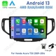 Android 13 Car Stereo Radio Carplay GPS Navi 64GB For Honda Acura TSX 2009-2014