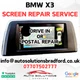 BMW X3 2014-2017 BLACK SPOTS DOTS CIRCLES LCD DISPLAY SCREEN REPAIR SERVICE