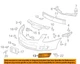Cadillac GM OEM 10-16 SRX Front Bumper Grille-Trim Bezel Left 25778388