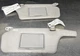 2002 2003 Mazda Protege 5 L&R Sun Visors Shades w. Vanity Mirror Gray Roof Rails