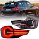 For BMW X3 F25 G01 G08 Upgrade 2018 -2020 4PCS LED Taillight Rear Brake Lamp 