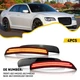 For 2015-2021 Chrysler Front 300 Rear LED Side Fender Marker Lights Smoked Lamp