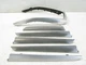 09-16 AUDI B8 A4 S4 DASHBOARD DOOR PANEL INTERIOR ALUMINUM TRIM SET OEM 122221B