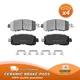 Front Ceramic Brake Pad Set for 2013-2025 Nissan Altima 2014-2018 Nissan LEAF