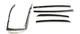 2014 AUDI S5 COUPE (B8 8T) CENTER CONSOLE FRONT/REAR DOOR TRIM SET/5 (Carbon)