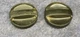 1960-63 AMC Rambler Rebel ~ Pair Radio Volume/Tuning Control Knobs ~ 3466092