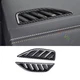 Car Instrument L&R Air Outlet Vent Trim For Volkswagen ID.4 2021-23 Carbon Fiber