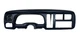 1998-2000 Dodge Dakota Durango Instrument  Cluster Dash Bezel Black With Vents