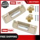 Driver & Passenger Beige Sun Visor W/Clips PAIR For 2006-08 Honda Civic