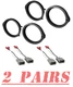 Front -Rear Speaker Adapters  For Honda Civic 2006-2021 & Accord 2008-2022